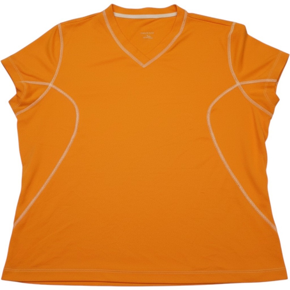 ASICS Performance Training Shirt XL Orange High Vis Running Gym Gorpcore